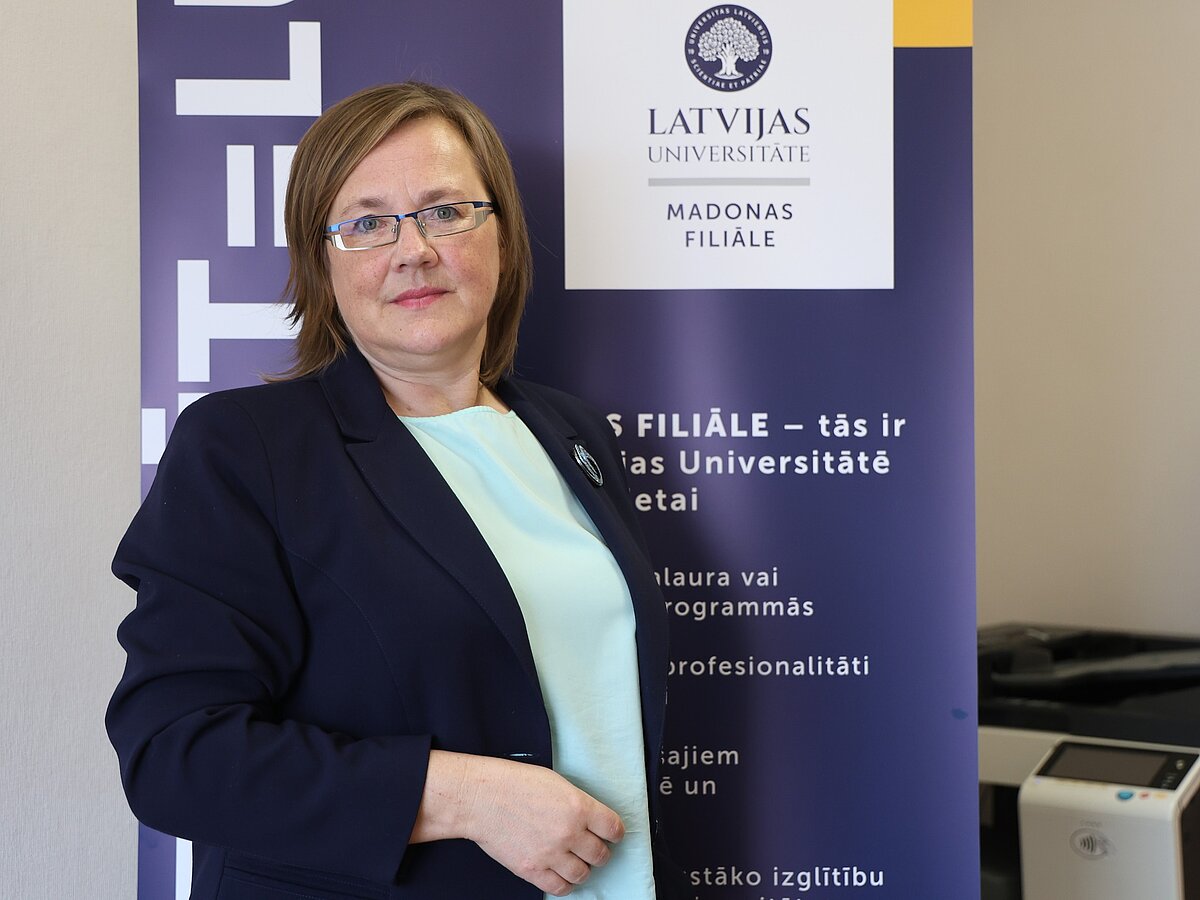 Lolita Kostjukova, Latvijas Universitātes Madonas filiāles vadītāja. Foto: Agris Veckalniņš
