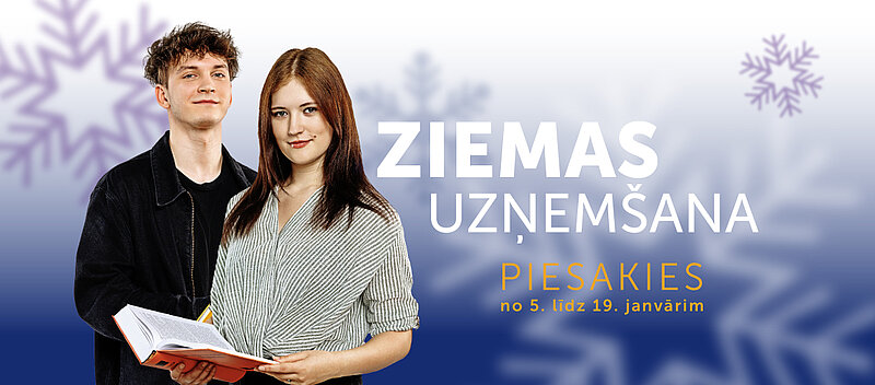 Ziemas uzņemšana studijām Rīgā
